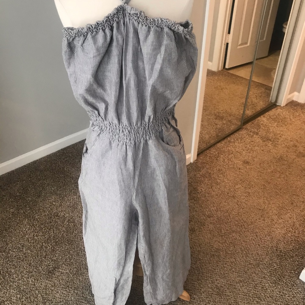 Striped Halter Romper